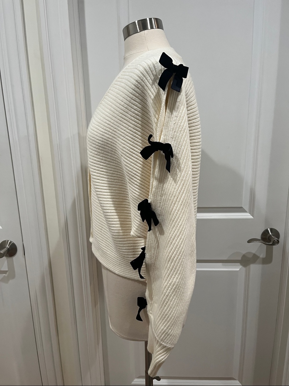 Vici Sweet Darling Bow Embellished Cardigan Sweater - Picture 9 of 16